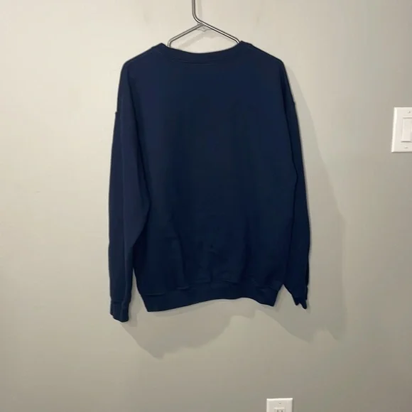 Gildan Grey's Anatomy Graphic Sweatshirt Navy Blue and White Women's Size L - Picture 2 of 6